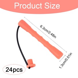 UEAVOID 24-Piece Perm Set, Hair Wave Bars, Perm Curler, Curler Curler, Short Cold Wave Bars, Plastic Perm Bars, Hair Styling, DIY Tool (1.3 cm)