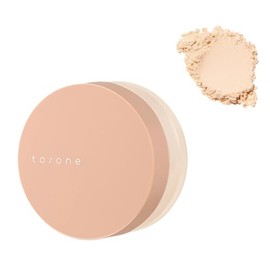 to/one (tone) Luminous Veil Face Powder 01 Shimmering Beige, 0.3 oz (10 g), Powder, Natural Gloss, Healthy Skin Care Ingredient