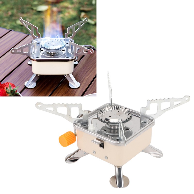 Portable Butane Gas Stove Single Burner Ultra Mini for Outdoor
