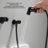 G1/2 High Pressure Bidet Sprayer 1 Into 1 Out Stainless