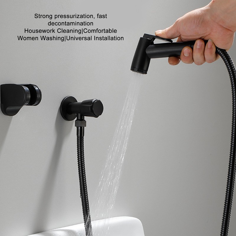 G1/2 High Pressure Bidet Sprayer 1 Into 1 Out Stainless