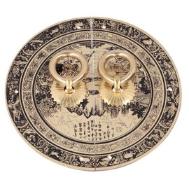 Antique Handle, Originality Pattern Drawer Handle Indian Shelf Antique Brass Cabinet Snake Door Handles Chinese Antique Furniture Brass Handle for Furniture Cabinet Cupboard