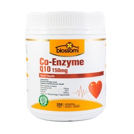Blossom Health Co-Enzyme Q10 150mg, 200 Capsules
