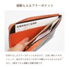 CLuaR LR0057 Goat Leather Long Wallet, L-Shaped Zipper, Thin, Small,
