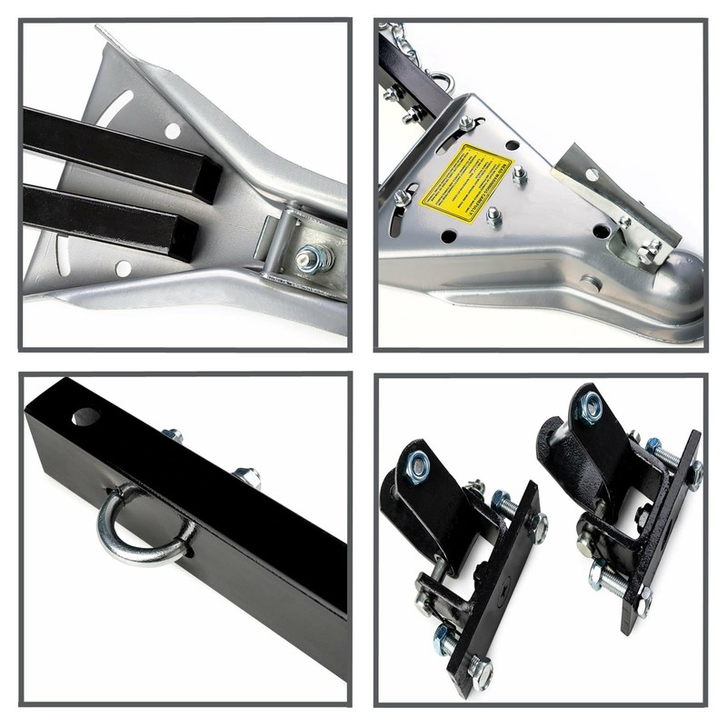INTSUPERMAI 5000lbs Tow Bar Adjustable Universal Tow Bar Bumper Mount