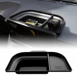 Mabett Dashboard Storage Organizer for Ford Maverick Accessories 2022 2023 2024 (Not fit 2025 2026), Non-Slip Dash Panel Insert Tray fit Maverick Behind Screen