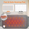 Termoforo Elettrico OneAmg 126x30cm Termoforo Lombare con 6 Livelli di