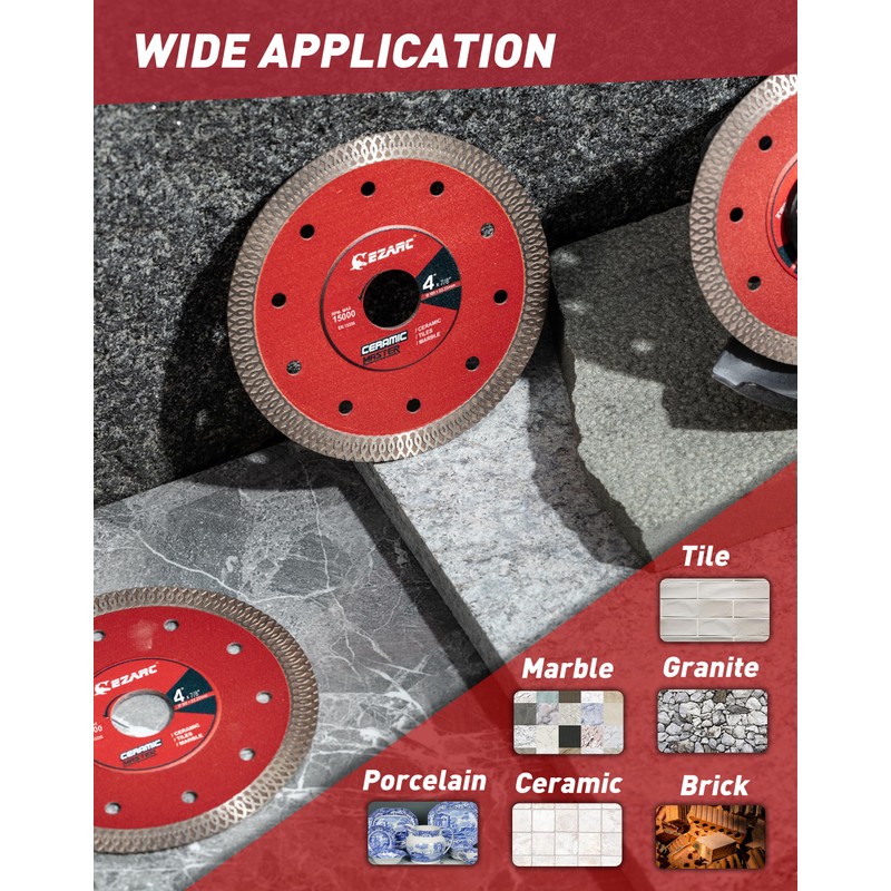 EZARC 4 inch Super Thin Diamond Blade, Diamond Saw Blades