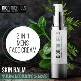 Bálsamo Para Después Del Afeitado 2 En 1 E Hidratante Facial Para Hombres - Bálsamo E Hidratante Calmante Para Después Del Afeitado Con Aloe, Aceite De Argán, Avena, Manteca D