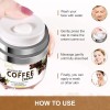 Crema Facial Extracto Natural Café Antioxidante Aclarante