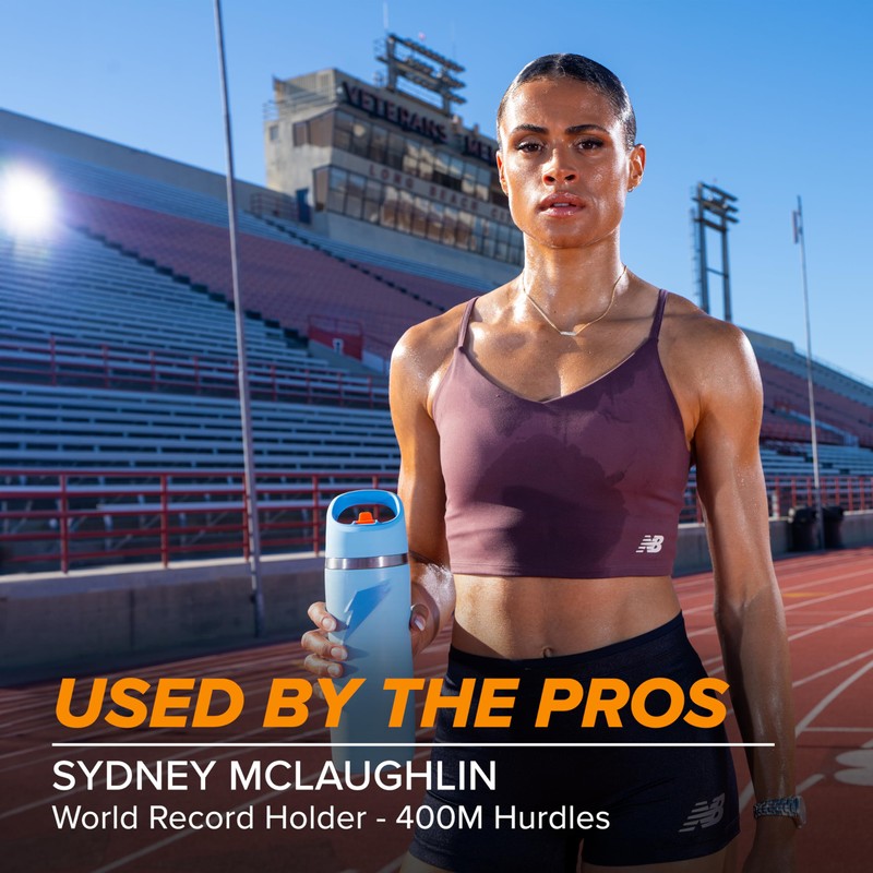 Gatorade 'Overtime' 22oz Stainless Steel Bottle, Twist Cap, White