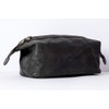 HOLZRICHTER Berlin Toiletry Bag (M) - Premium Leather Toiletry Bag,