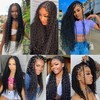 Deep Wave Bulk Braiding Hair Extensions-16 Inches 8 Pakcs Ginger