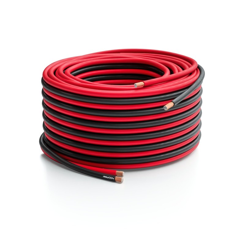 deleyCON 10 m Speaker Cable 2 x 1.5 mm² Copper-Coated