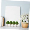 Ciieeo 4pcs Miniature Street Trees for Sand Table Simulation Tree