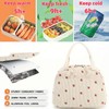 HOLADAWN Corduroy Insulated Lunch Bag for Women, Cute Cooler Lunch
