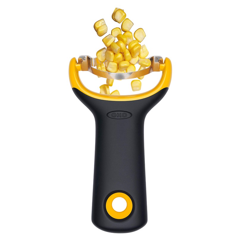 OXO Good Grips Corn Prep Peeler, Black, Yellow, One Size