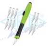 Wedo 7862599 Skalpell Comfortline with Sliding Mechanism, Soft Grip Handles