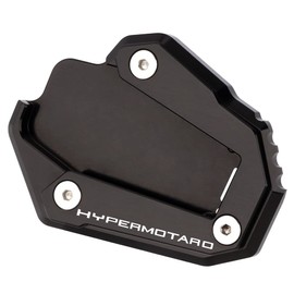 Modeer For Ducati Hypermotard 939 SP 2016-2022 Hypermotard 950 SP 2018-2022 Motorcycle CNC Stand Foot Side Stand Enlarge Plate Pad Hypermotard939 Hypermotard950 Accessories (Black)