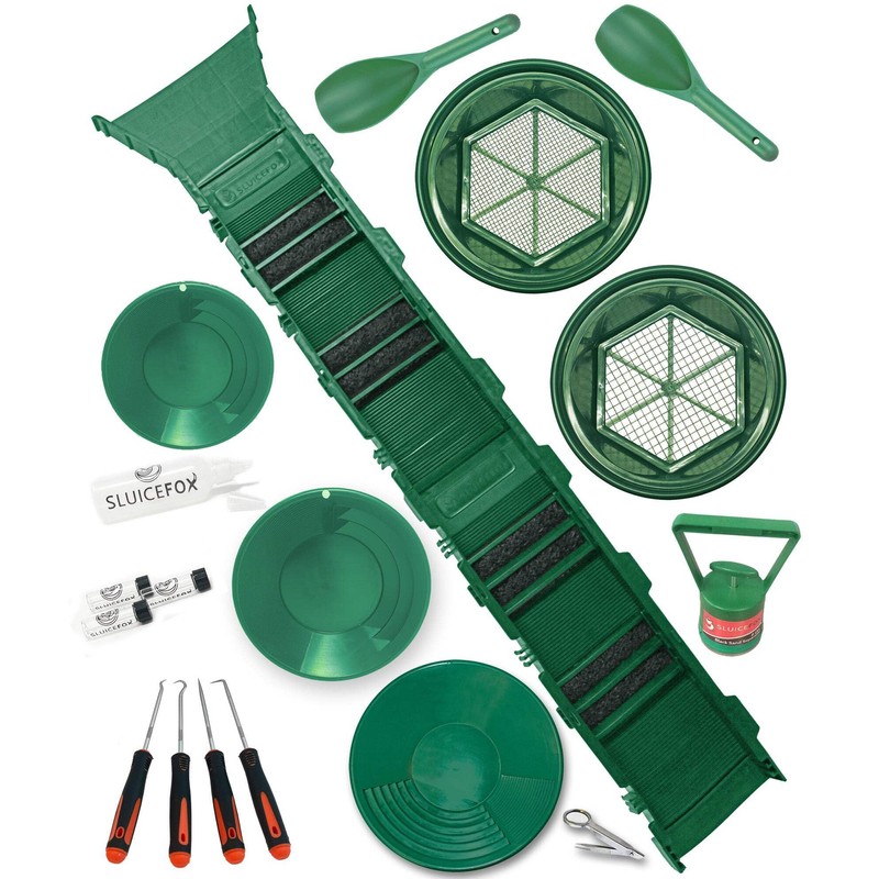 Sluice Fox Complete Gold Mining Kit with Sluice Box and