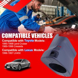 SMMS Steering Column Cover Set for Toyota Land Cruiser, Cressida, for Lexus LX450 1989-1998, NO Cruise Control, Without Box Replaces OE: 45286-22937-02 + 45287-22937-03