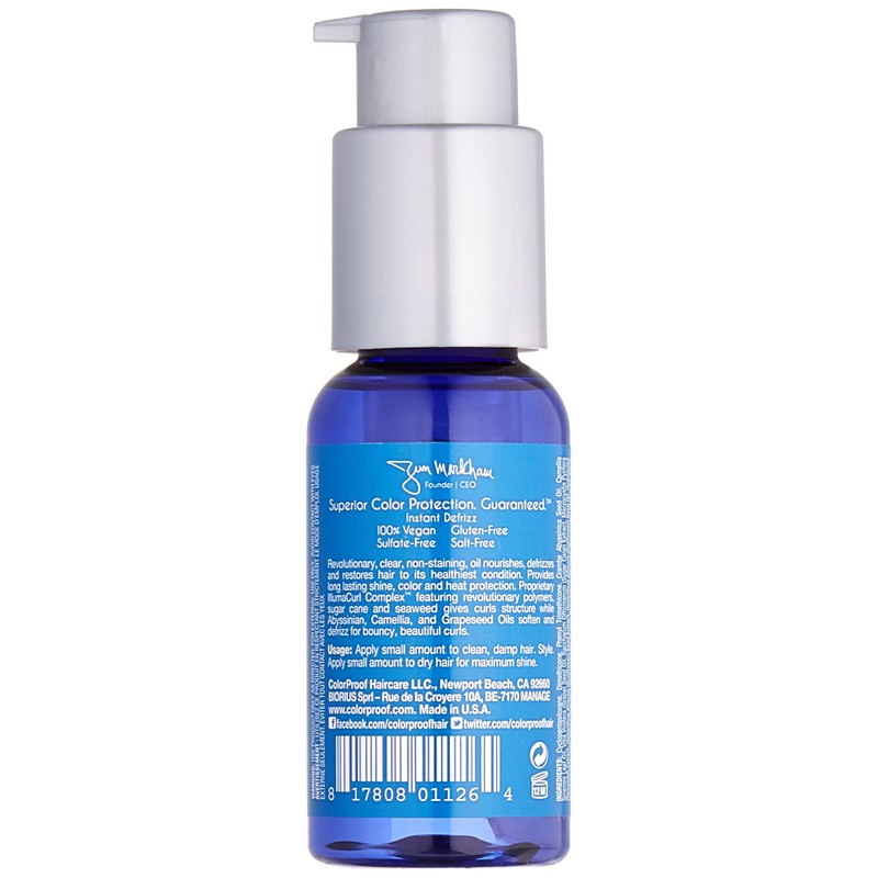 ColorProof Color Care Authority TruCurl Anti-Frizz Oil, 1.7oz
