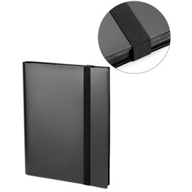 QWORK® Trading Card Album Universal Trading Card Folder with 30 Pages 540 Card Pockets Compatible with Most Trading Cards