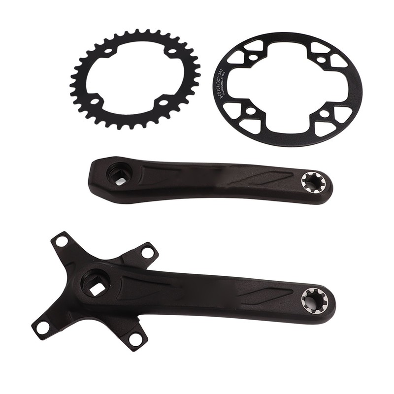 Bike Crankset Mountain Bike Crank Arm Set with 34T Positive