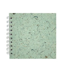 Pink Pig 6x6 Posh Banana Pig White Paper Sketchbook - Sea Grey