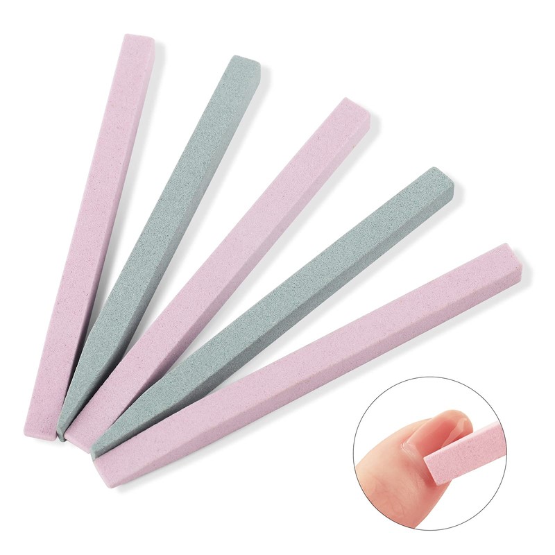 Acycoin2A 5PCS Pumice Stone Nail Art File Nail Cuticle Pusher