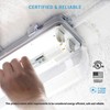 PARMIDA 20-Pack LED T8 Hybrid Type A+B Light Tube, 4FT,