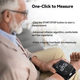 Checkme Wrist Blood Pressure Monitor for Home Use, Bluetooth Blood Pressure Machine, Digital LCD Display BP Monitor with Voice Broadcast, Adjustable Blood Pressure Cuff 5.3-8.5 Inch, Compatible App