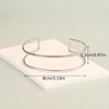 ZMANYIJEW Upper Arm Bracelet Cuff Bangle Minimalist Gold Metal Coil