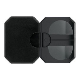 MZWOTO 2 Pack Stick on Readers, Clear Magnified Bifocal Lenses Convert Eyewear into Reading Glasses, Reusable No Water Needed, +250