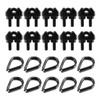 Antrader 1/8 Inch 3mm Wire Rope Clamps Clip and M3
