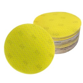 225mm 9" Drywall Sanding Discs // Multihole Aluminium Oxide Discs for Drylining // 40, 80, 120,180, 220 & Mixed Grit Packs (Packed in 10's) (120 Grit (Pack of 10))