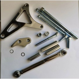 espeedpro21 For 68-93 Small Block Ford 289 302 5.0L Polished Aluminum Alternator Bracket Kit