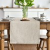 Artoid Mode Light Brown Autumn Table Runner, Washable, Kitchen Dining