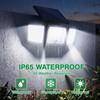 Solar Outdoor Lights Motion Sensor, 2500LM 286 LED Security Flood