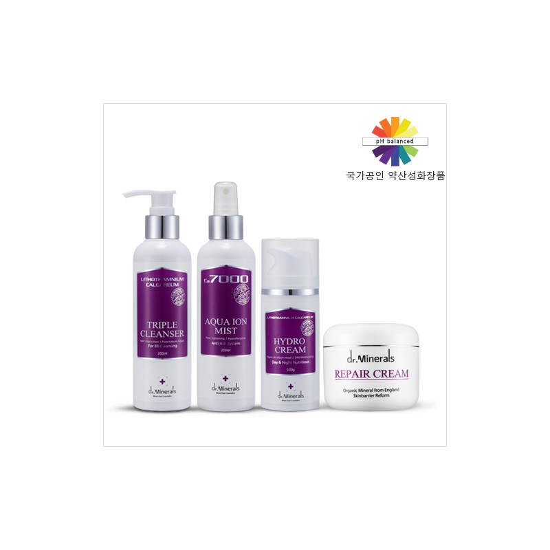 Doctor Mineral Dr. Mineral Mildly Acidic Natural Cosmetics 4-piece Basic