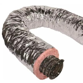 QuietFlex 7"Silver Flex QuietFlex Insulated Flexible Duct R6 25'