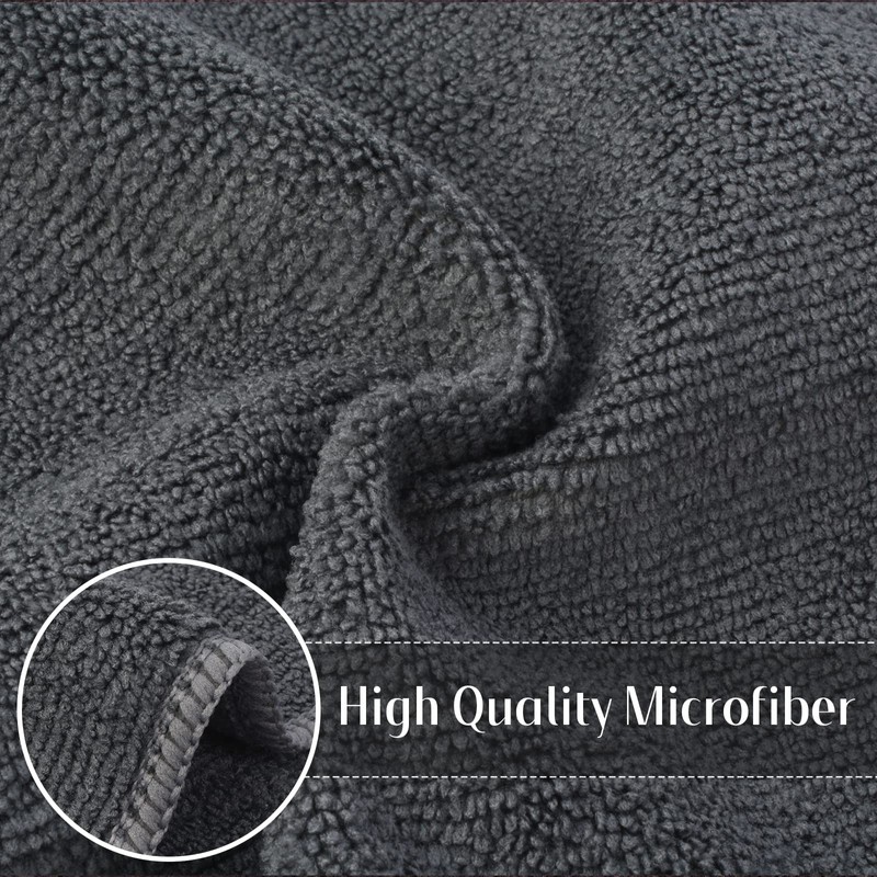 SINLAND Microfiber Cleaning Cloth Rag Super Absorbent Kitchen Dish Cloths