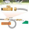 NAOEDEAH 2pcs Brass Float Valve for Water Tank 1/2 Inch