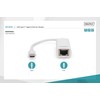 DIGITUS USB 3.0 Typ-C Gigabit Ethernet Adapter, 10/100/1000 Mbps, MacBook
