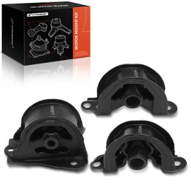 A-Premium Engine Motor Mount Kit Compatible with Honda CR-V CRV 1997-2001, Civic 1992-2000, Civic del Sol 1993-1997 & Acura Integra 1997-2001, EL 1997-2000, 3-PC Set, Replace# 50830SHJ305, 50820SDPA11