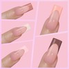 Lifextol 150PC French Tip Press on Nails Long Fake Nails