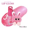 Brillo Labial Shimer Mocallure Con Llavero Conejito