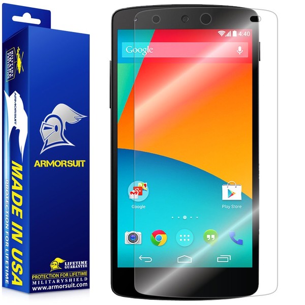 ArmorSuit Google Nexus 5 Screen Protector Max Coverage MilitaryShield Screen