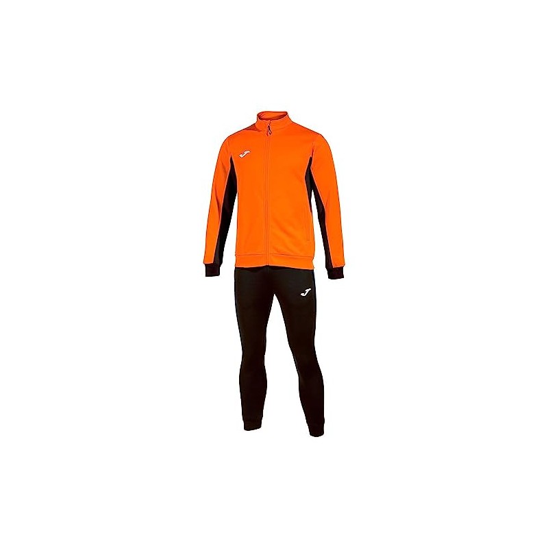 Joma Men's Derby Tracksuit, Orange Black, L