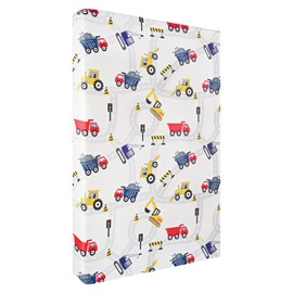 Viviland Pack n Play Mattress - 38" x 26" Premium Soft Foam Portable playard Mattress for Pack and Play Topper, Odorless, Breathable, Comfortable and Stable, mini pad for Baby mattresses (Truck)